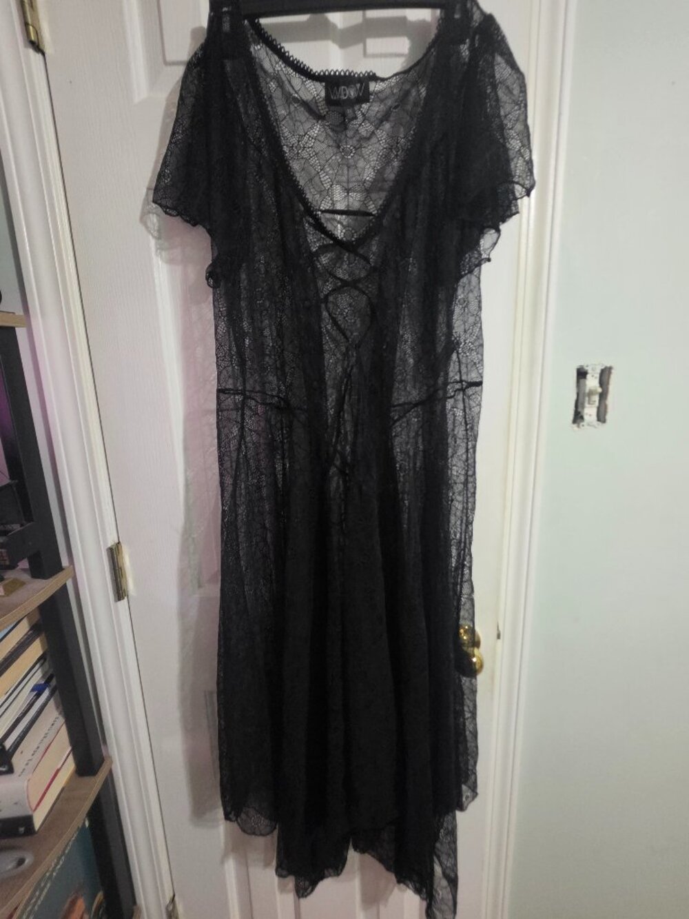 Widow Lace Overlay Dress